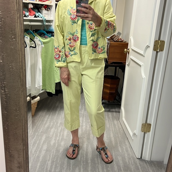 Cotton/spandex pants with large cuff size 16 - Picture 5 of 8